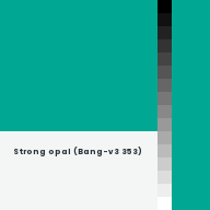 Color chip: Strong opal (Bang-v3 353)