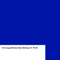 Color chip: Strong phthalo blue (Bang-v3 466)