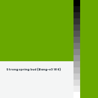 Color chip: Strong spring bud (Bang-v3 186)