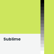 Color chip: Sublime