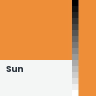 Color chip: Sun
