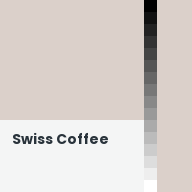 Color chip: Swiss Coffee