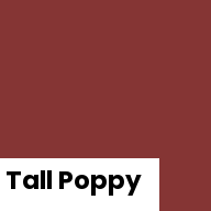 Color chip: Tall Poppy