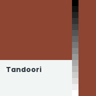 Color chip: Tandoori