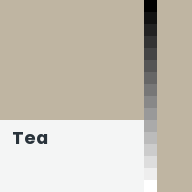 Color chip: Tea