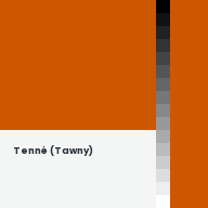 Color chip: Tenné (Tawny)