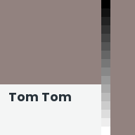Color chip: Tom Tom