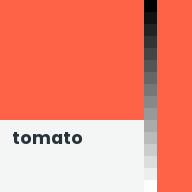 Color chip: Tomato