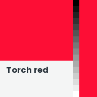 Color chip: Torch red