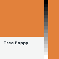 Color chip: Tree Poppy