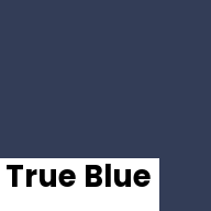 Color chip: True Blue