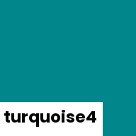 Color chip: turquoise4