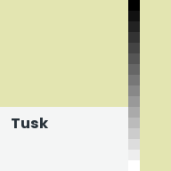 Color chip: Tusk