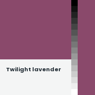 Color chip: Twilight lavender