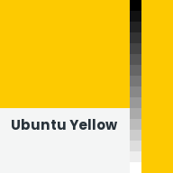 Color chip: Ubuntu Yellow