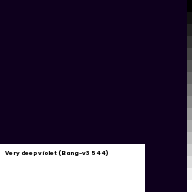 Color chip: Very deep violet (Bang-v3 544)