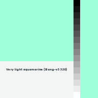 Color chip: Very light aquamarine (Bang-v3 320)