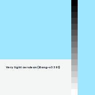 Color chip: Very light cerulean (Bang-v3 391)