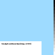 Color chip: Very light cornflower blue (Bang-v3 405)