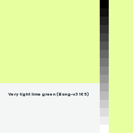 Color chip: Very light lime green (Bang-v3 165)