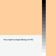 Color chip: Very light orange (Bang-v3 78)
