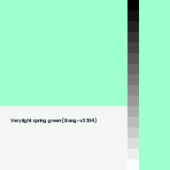 Color chip: Very light spring green (Bang-v3 304)