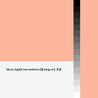 Color chip: Very light vermilion (Bang-v3 52)