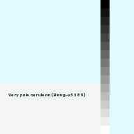 Color chip: Very pale cerulean (Bang-v3 389)