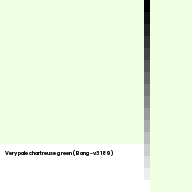 Color chip: Very pale chartreuse green (Bang-v3 189)