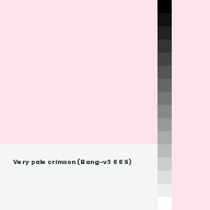 Color chip: Very pale crimson (Bang-v3 669)