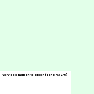 Color chip: Very pale malachite green (Bang-v3 276)