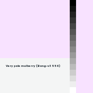 Color chip: Very pale mulberry (Bang-v3 556)