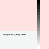 Color chip: Very pale pink (Bang-v3 18)
