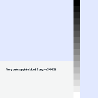 Color chip: Very pale sapphire blue (Bang-v3 443)