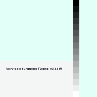 Color chip: Very pale turquoise (Bang-v3 330)