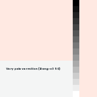 Color chip: Very pale vermilion (Bang-v3 50)