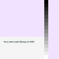 Color chip: Very pale violet (Bang-v3 528)