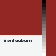 Color chip: Vivid auburn