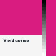 Color chip: Vivid cerise