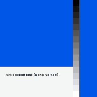Color chip: Vivid cobalt blue (Bang-v3 438)