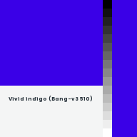 Color chip: Vivid indigo (Bang-v3 510)