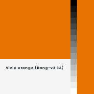 Color chip: Vivid orange (Bang-v3 84)