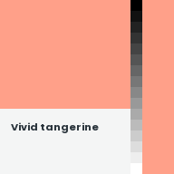 Color chip: Vivid tangerine