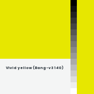 Color chip: Vivid yellow (Bang-v3 140)