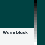 Color chip: Warm black