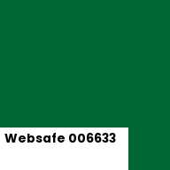 Color chip: Websafe 006633