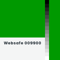 Color chip: Websafe 009900