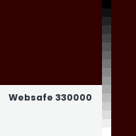 Color chip: Websafe 330000