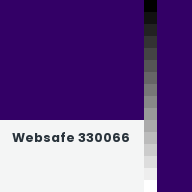 Color chip: Websafe 330066