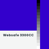 Color chip: Websafe 3300CC